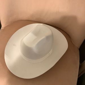White cowboy hat